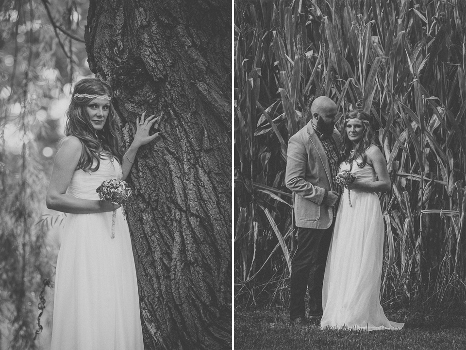 40 bridal potraits by the farm - Rural Chicago Wedding Photographer // Chantel + Chris