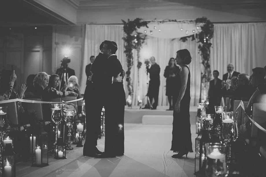 19 jewish greetings during ceremony chicago wedding photographer - Wedding Photography in Skokie // Rob + Rachael