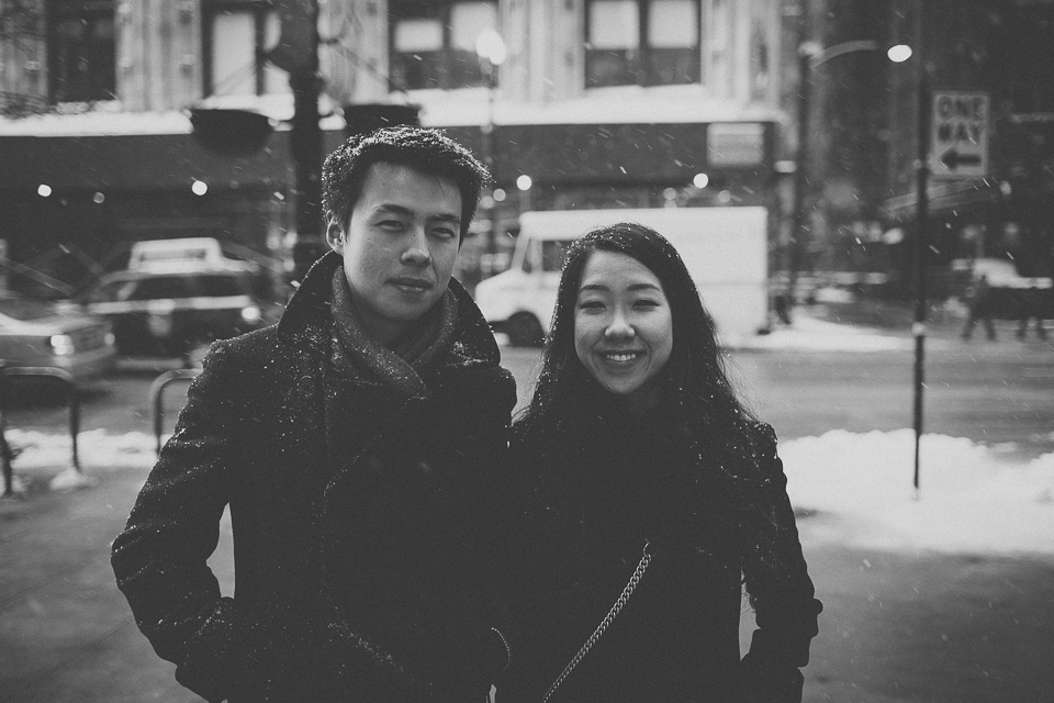 peter gubernat wedding photographer haley and michael animation - Haley + Michael <> Winter Engagement Session Downtown Chicago