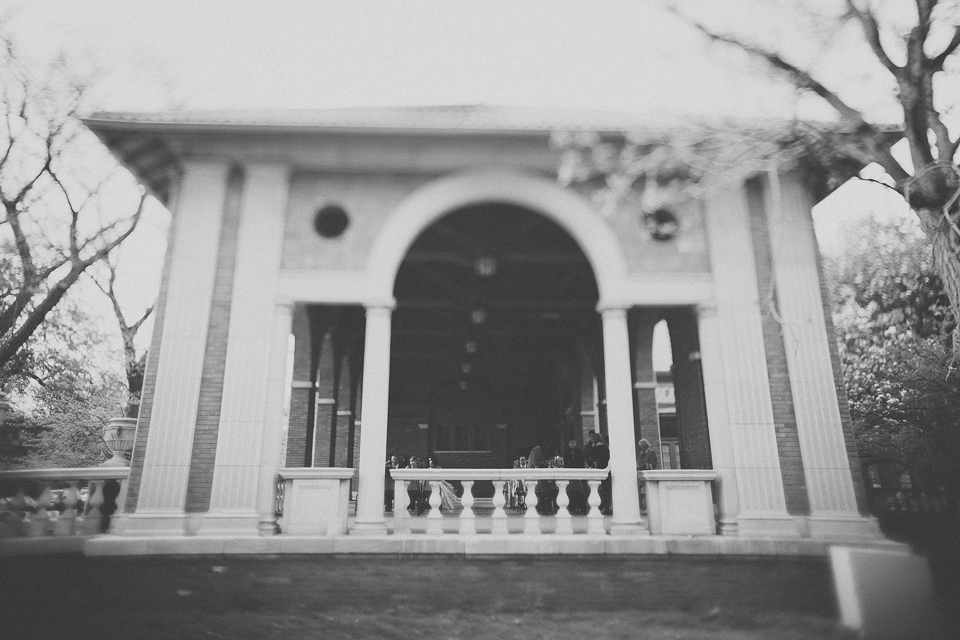 30 black and white creative photo of reactory - Columbus Park Refectory // Chicago Wedding Venues
