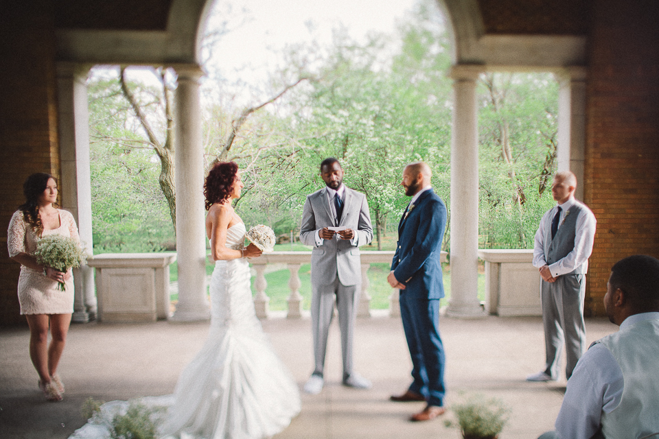 37 freelensing of ceremony - Wedding Photographer in Chicago // Jessica + Aaron
