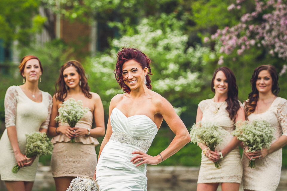 47 bride and her bridesmaids - Wedding Photographer in Chicago // Jessica + Aaron