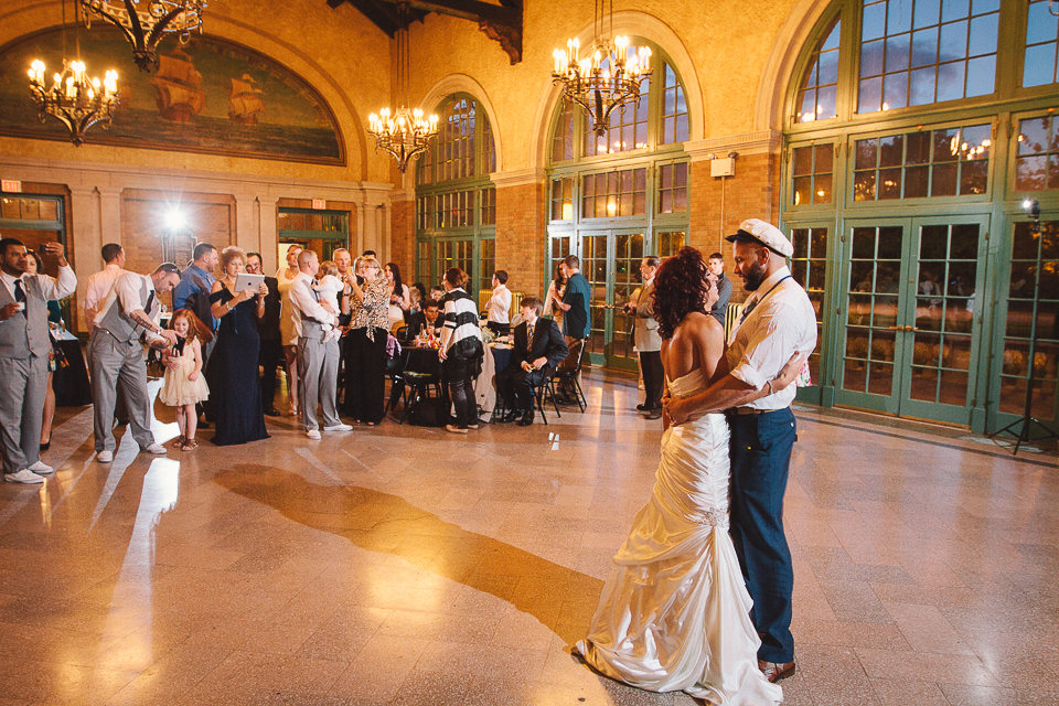 59 first dance at chicago wedding - Columbus Park Refectory // Chicago Wedding Venues