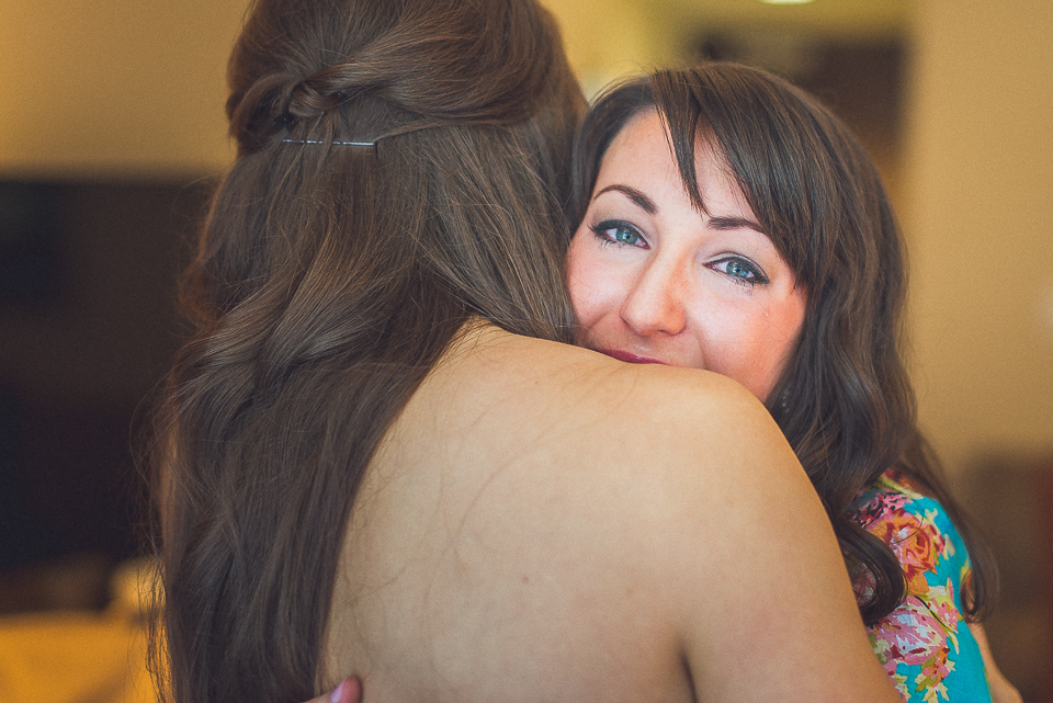 22 sister crying - Downtown Chicago Wedding Photography // Mandy + Tim