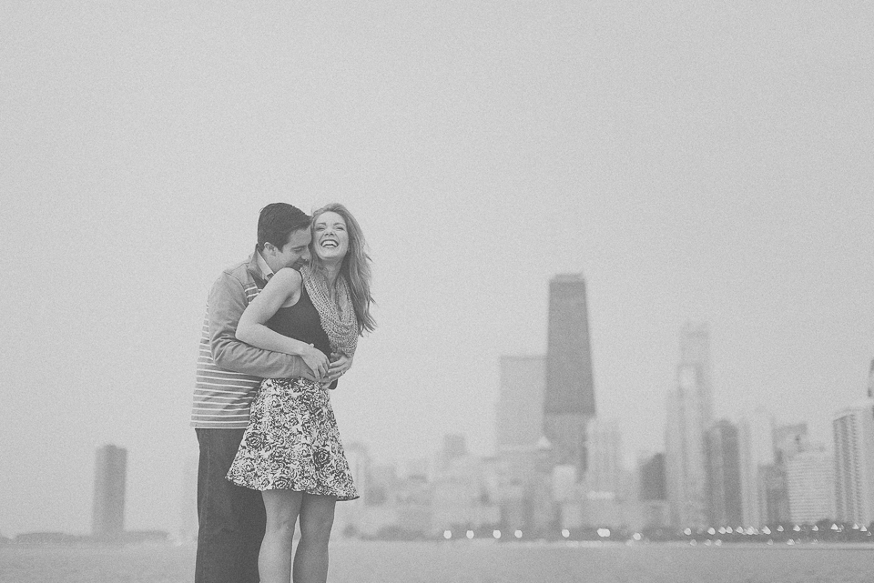 01 engaged in chicago - Savannah + Brad // Chicago Sunrise Engagement at US Cellular Field Sox Park