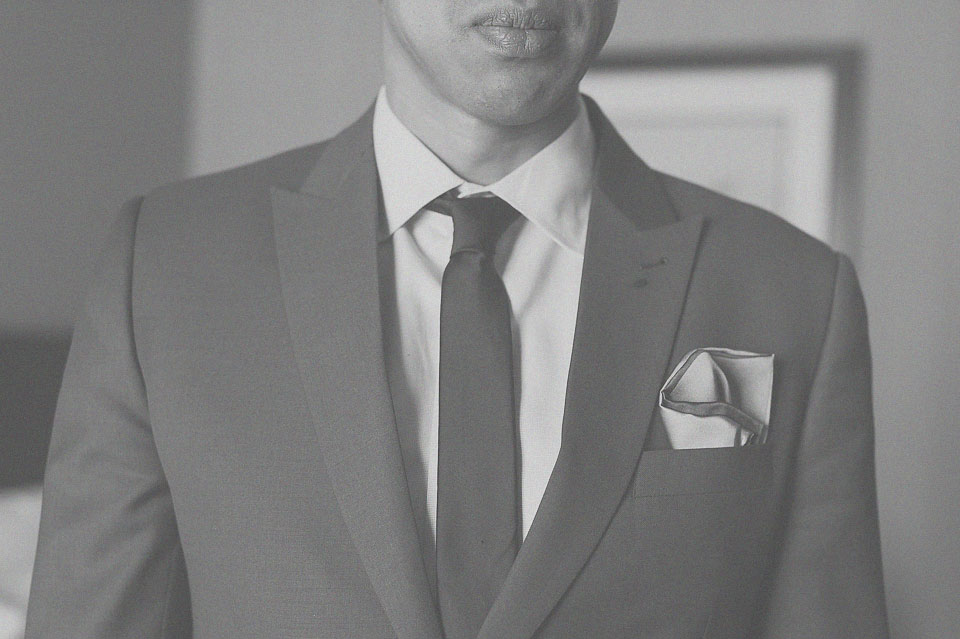 10 groom black and white - Sam + Jason // Chicago Wedding Photographer