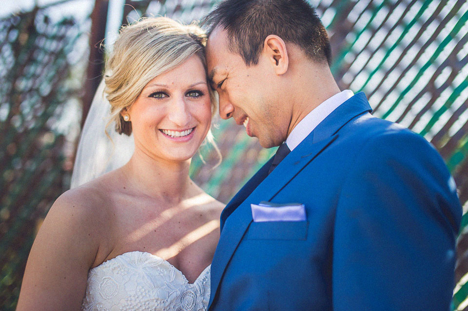 18 bride and groom outside portrait - Sam + Jason // Chicago Wedding Photographer
