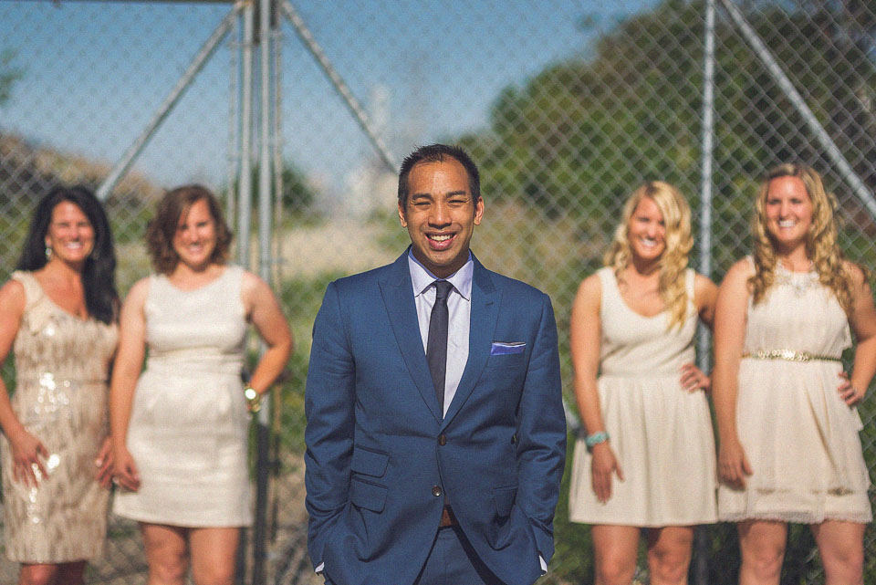 21 groom and bridesmaids - Sam + Jason // Chicago Wedding Photographer
