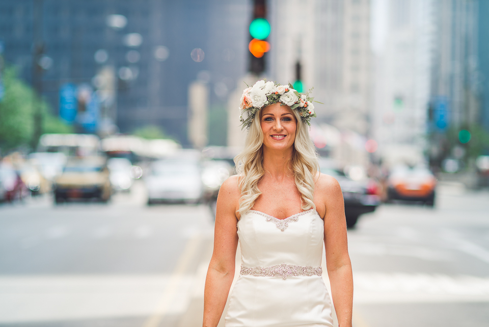 19 bride first look - Documentary Wedding Photographer in Chicago // Lynsey + Eric