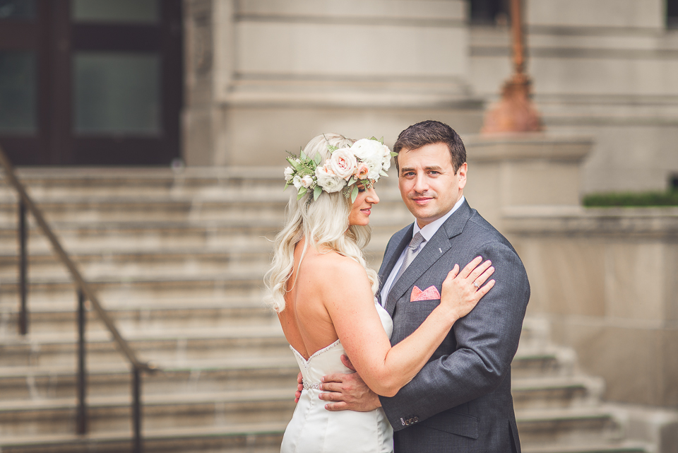 25 bride and groom portrait near lincoln park - Documentary Wedding Photographer in Chicago // Lynsey + Eric