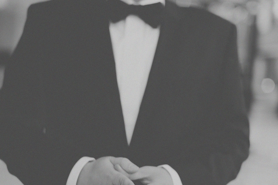 01 black and white portrait of groom - Downtown Chicago Wedding Photographer // Bart + Sanda