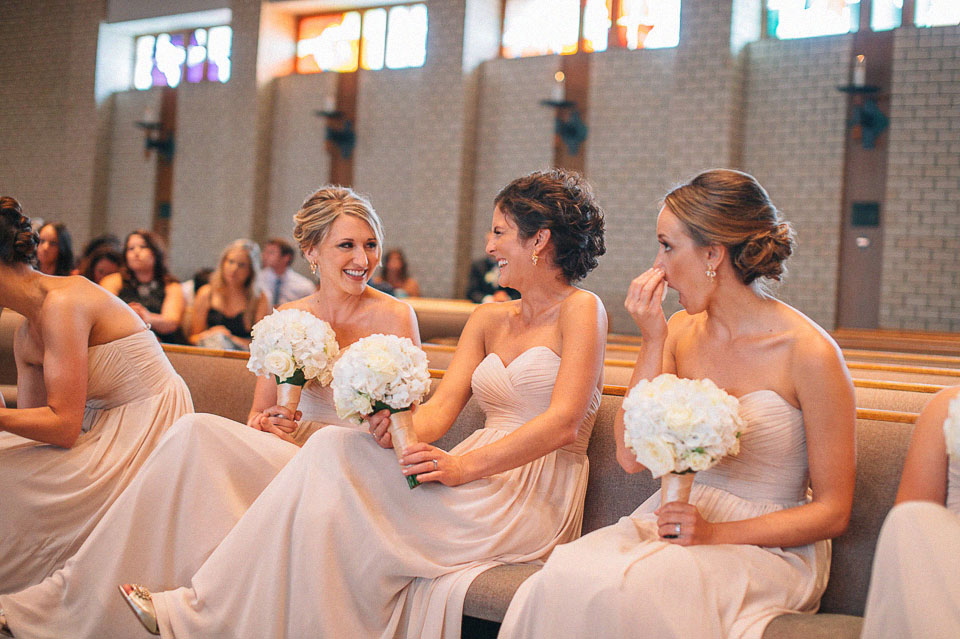 20 bridesmaids laughing - Omaha Wedding Photography // Andy + Nicole