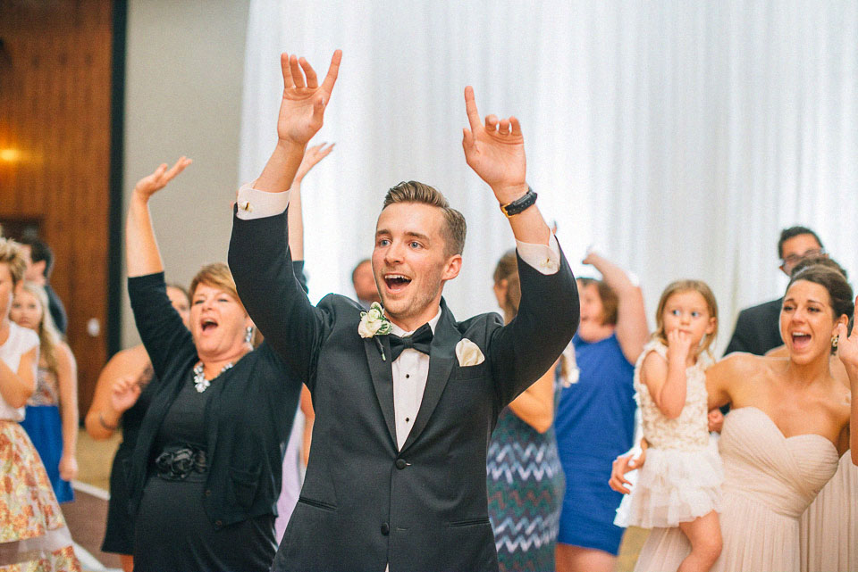 38 party time groom - Omaha Wedding Photography // Andy + Nicole