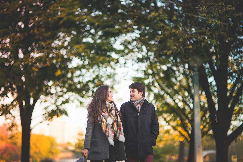 05 happy couple on engagement session - Anniversary Session in Chicago // Maria + Carlos
