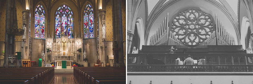 07 church in chicago - AnaLorena + Bill // Wedding Photographer in Chicago