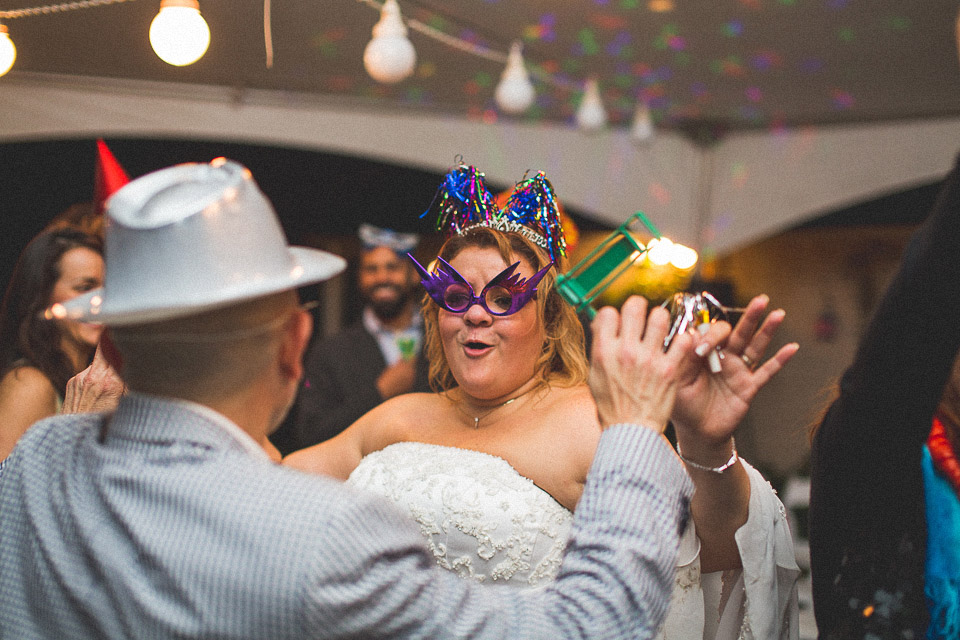 48 bride happy at reception - AnaLorena + Bill // Wedding Photographer in Chicago