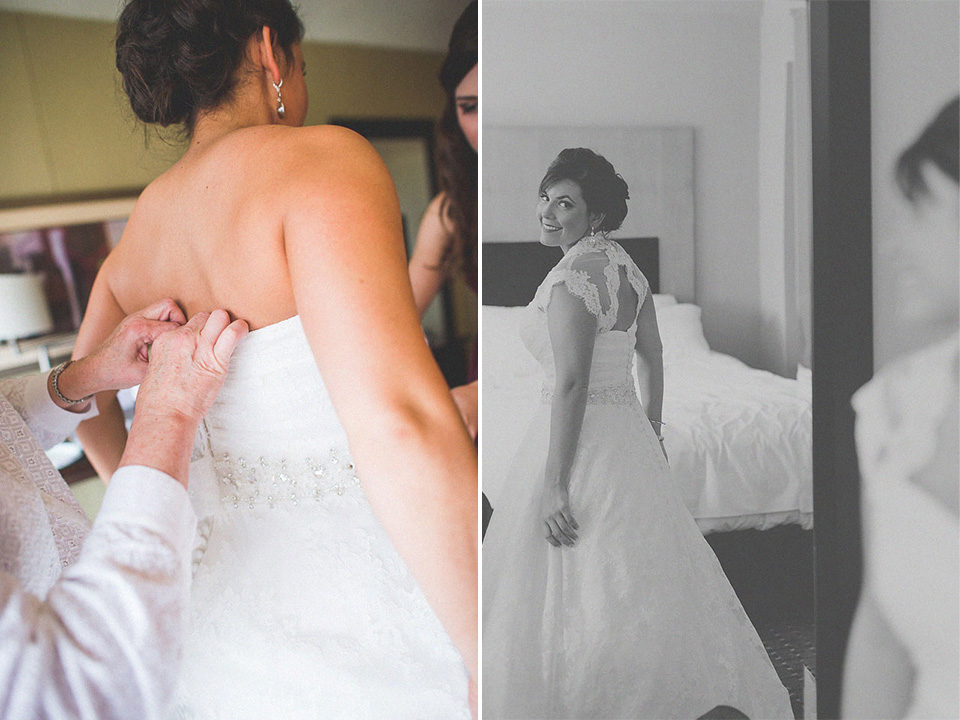 06 bride dress at hotel - Downtown Chicago Wedding Photos // Sarah + Phil