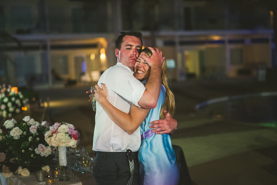 106 hugs i think - Kindal + Mike's Cancun Mexico Wedding
