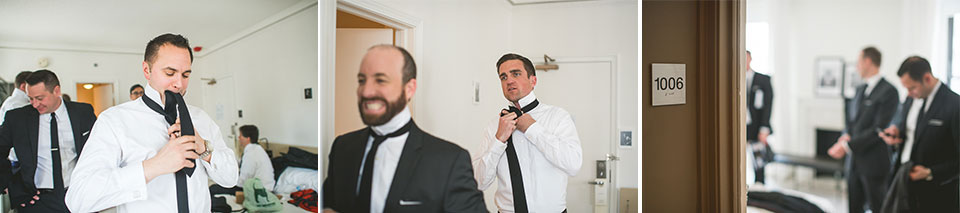 10 groomsmen getting ready - Chicago Wedding Photographers // Jessica + Glenn