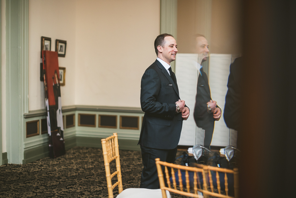 20 groom hanging out - Chicago Wedding Photographers // Jessica + Glenn