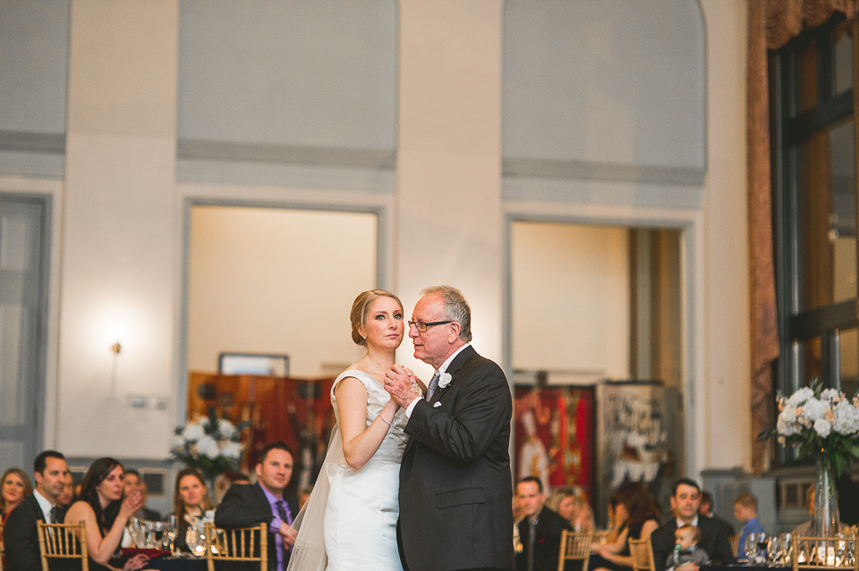 55 father daughter dance at wedding - Chicago Wedding Photographers // Jessica + Glenn