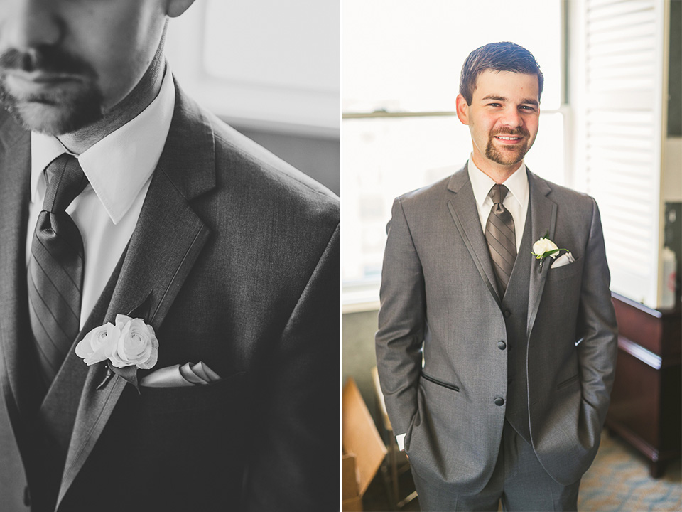 11 dapper groom - Mandy + Brian // Chicago Wedding Photographer