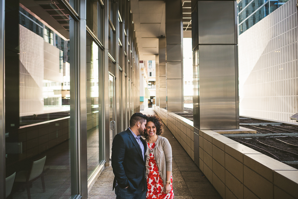 11 downtown chicago engagement photos - Rachael + Tony // Unique Chicago Engagement Photos