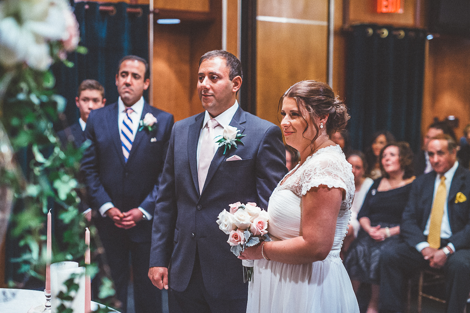 21 bride and groom getting married - Carla + Dan // Chicago Wedding Photographer