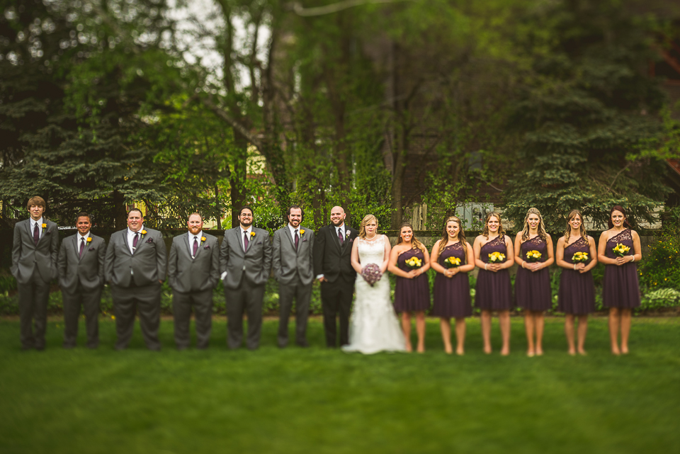 34 full bridal party - Gintare + AJ // Chicago Wedding Photography