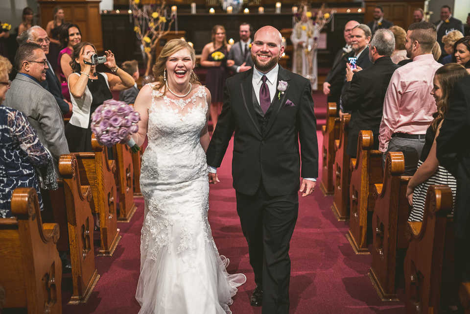 41 bride and groom married - Gintare + AJ // Chicago Wedding Photography