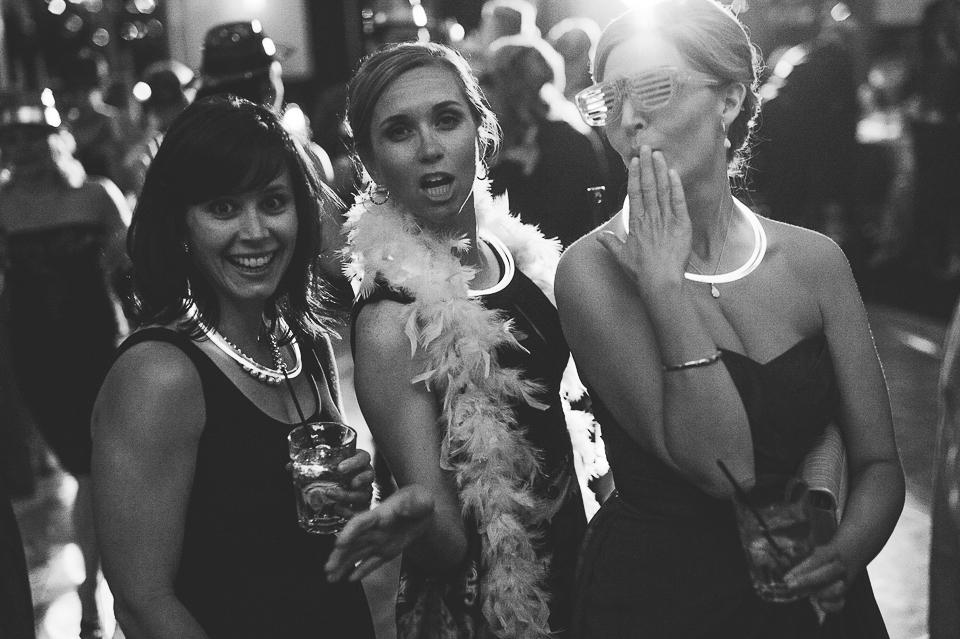 64 bridesmaids having fun - Tami + Matt // Chicago Wedding Photographer