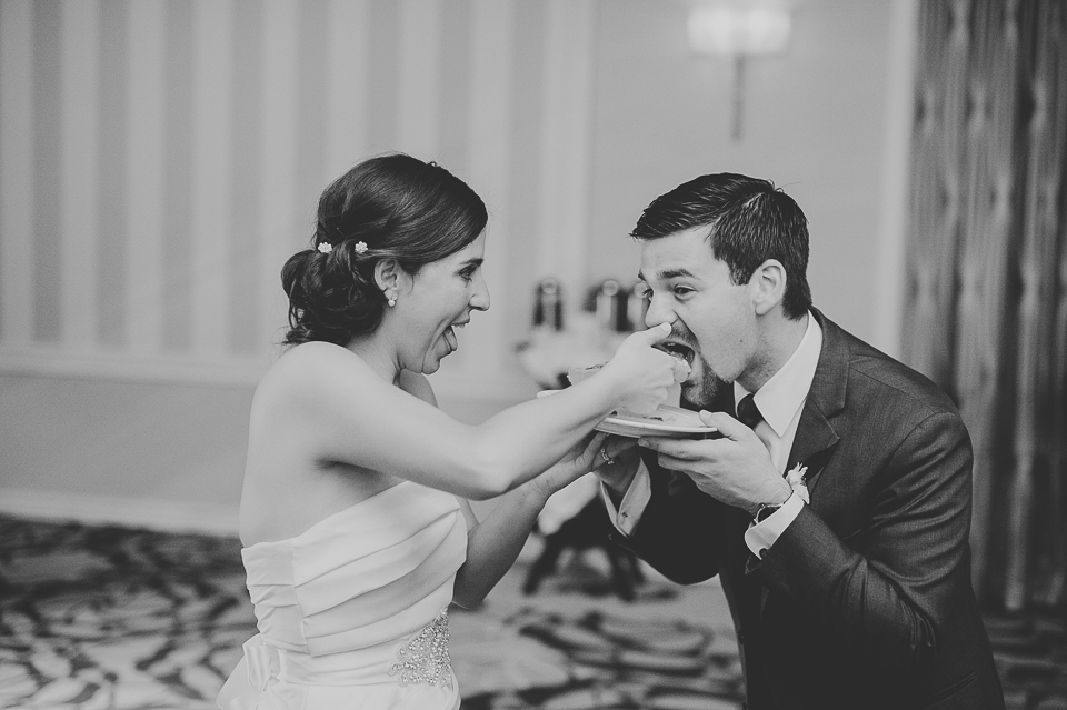 72 eating pizza - Mandy + Brian // Chicago Wedding Photographer