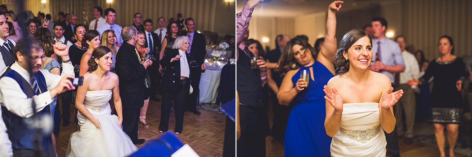 75 bride excited about groom on the drums - Mandy + Brian // Chicago Wedding Photographer