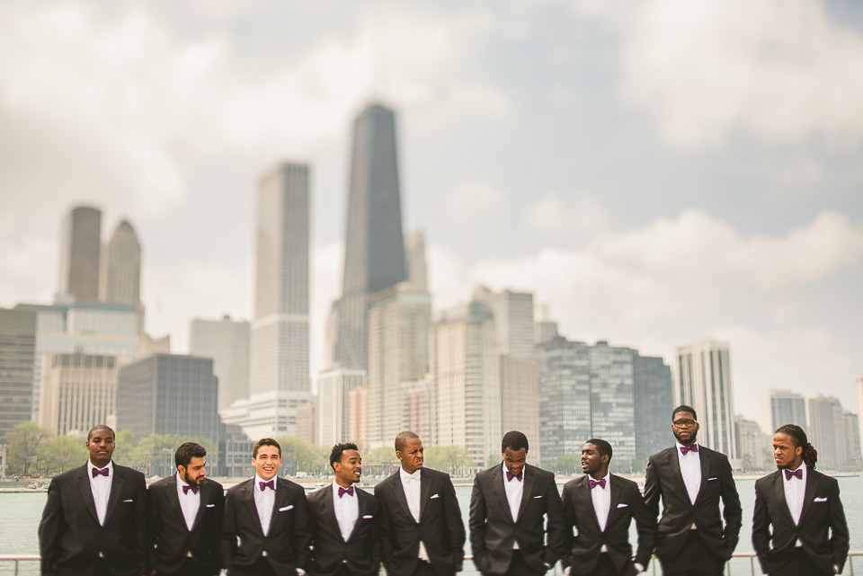 18 groomsmen - Teresa + Manuel // Chicago Wedding Photography