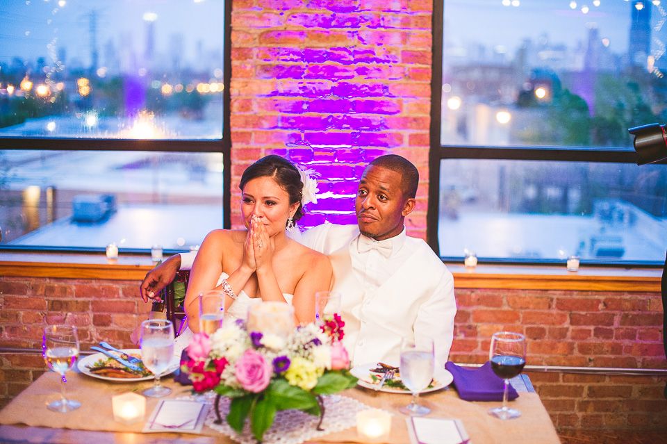 49 bride and groom in awe - Teresa + Manuel // Chicago Wedding Photography