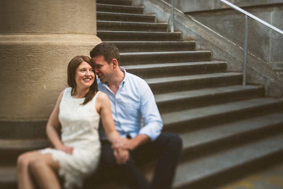 01 chicago engagement photos - River North Engagement Session in Chicago // Heather + Mick