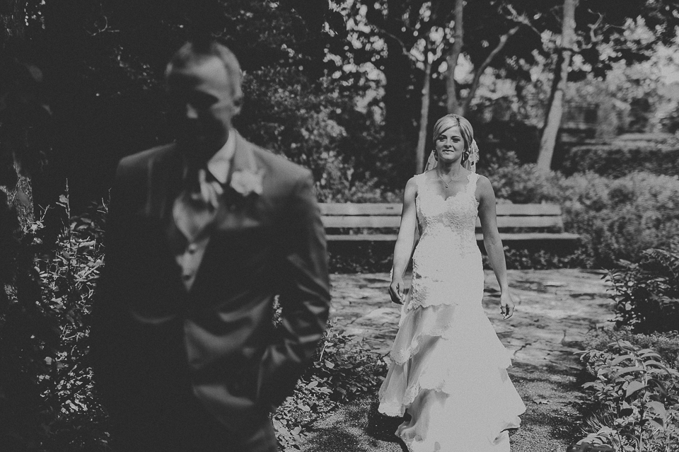 14 first look - Lyuda + Tyler // Chicago Wedding Photographers