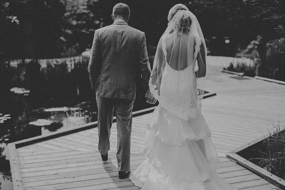 21 walking in black and white - Lyuda + Tyler // Chicago Wedding Photographers