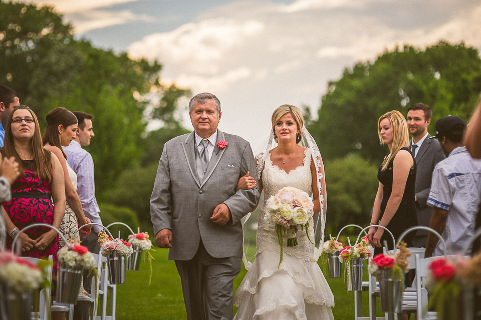 24 walking daughter down the isle - Lyuda + Tyler // Chicago Wedding Photographers