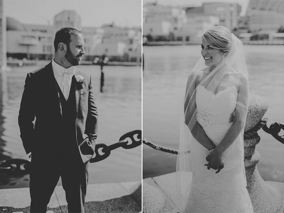 54 black and white composite - Wedding at Windows on the River in Cleveland // Kelly + Mike