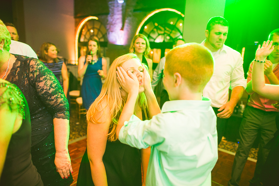 83 sillyness at reception - Wedding at Windows on the River in Cleveland // Kelly + Mike