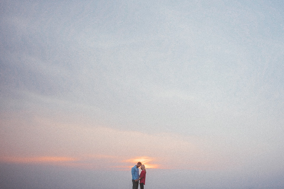 01 sunrise engagement session in chicago1 - Downtown Chicago Engagement Photos // Amber + Jacob