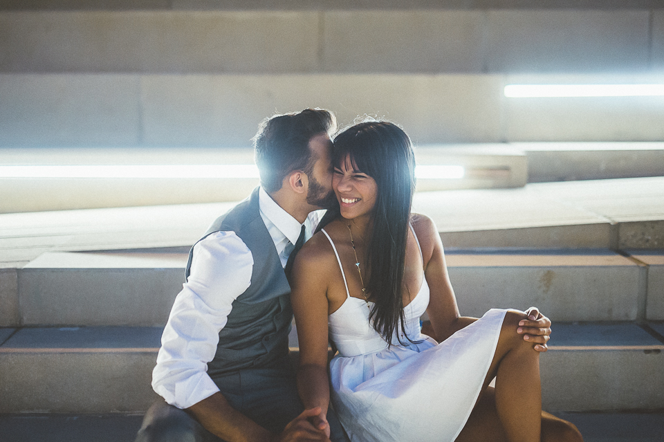 09 best chicago engagement photos on the river - Sunset Session in Chicago // Aisha + Jawaad