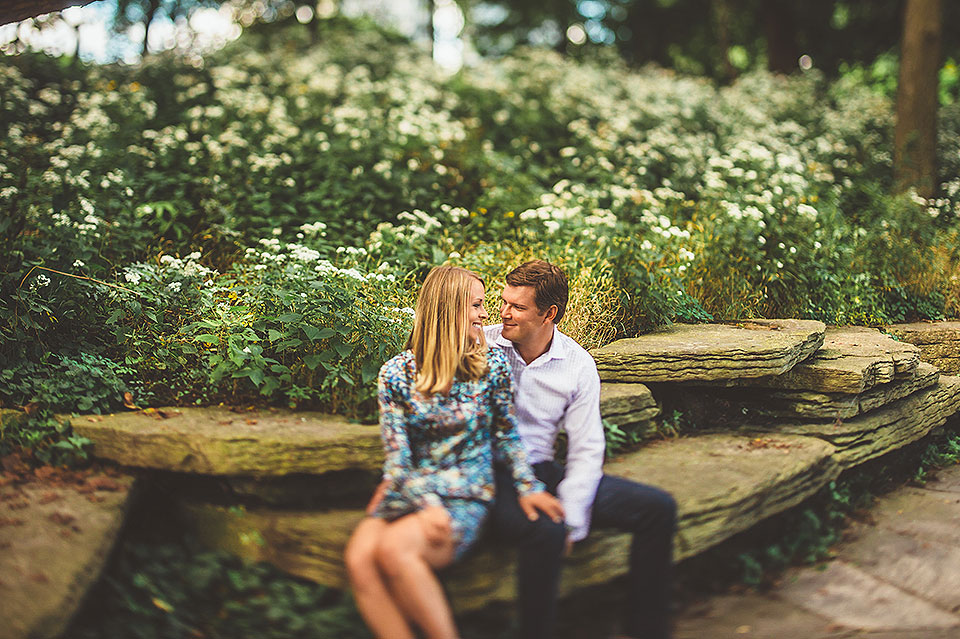 11 tilt shift engagement photos - Stephanie + Zack // Lincoln Park Lily Pond Engagement Photos in Chicago