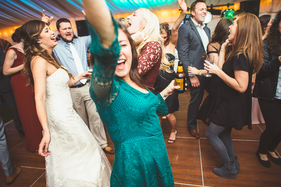 114 arms up - Mandy + Mike // Stouts Island Lodge Wedding Photographers