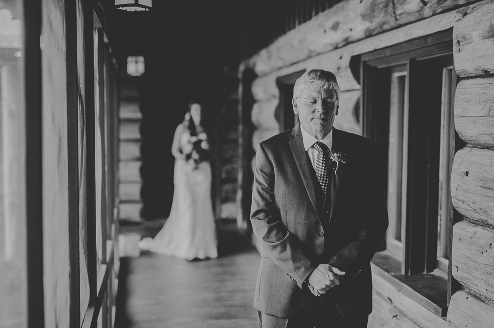 37 first look with dad - Mandy + Mike // Stouts Island Lodge Wedding Photographers