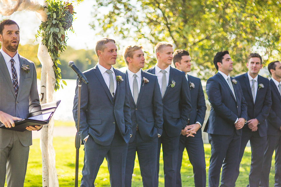 45 groom sees bride - Mandy + Mike // Stouts Island Lodge Wedding Photographers