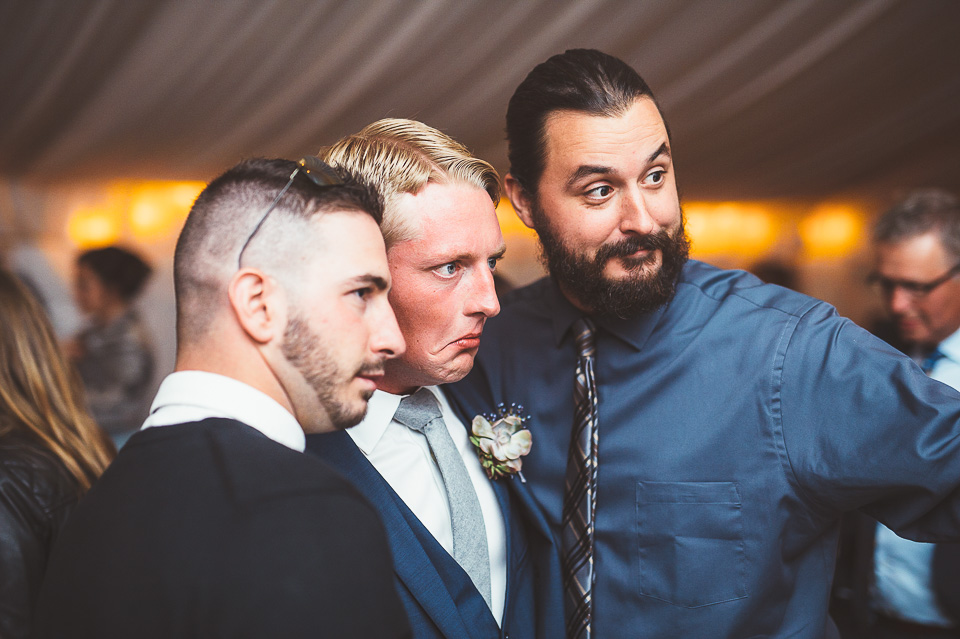 92 funny groom - Mandy + Mike // Stouts Island Lodge Wedding Photographers