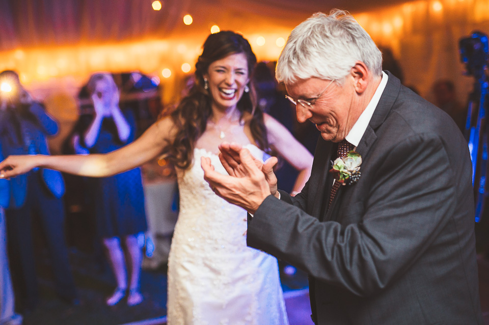 97 bride and father dance - Mandy + Mike // Stouts Island Lodge Wedding Photographers