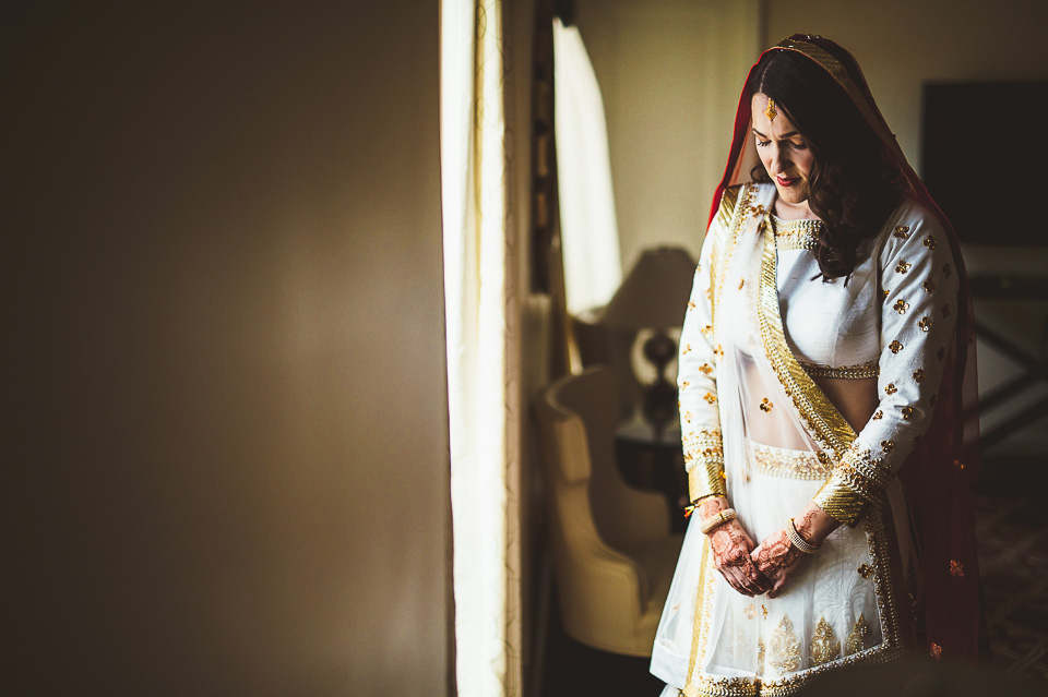 21 bride by the window - Molly + Simul // Chicago Wedding Photos at Bridgeport Art Center